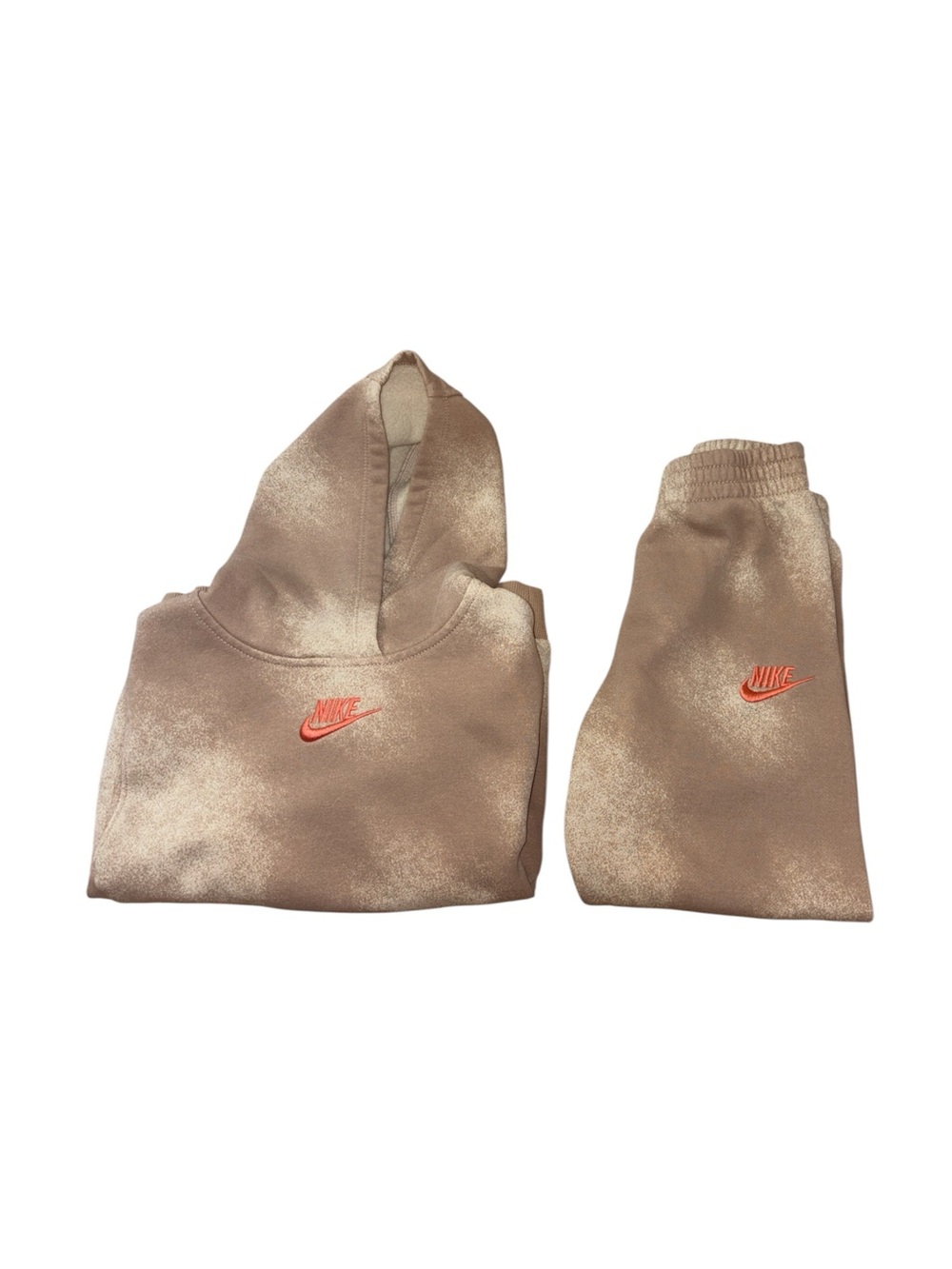 Nike Kids Lightweight Fleece Pullover Hoodie And Joggers 2-Piece Set Boys Size 7 - Picture 9 of 10